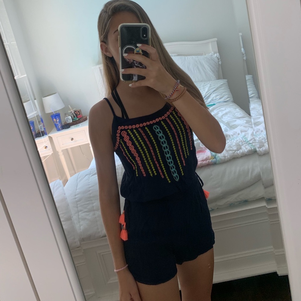 Navy lilly pulitzer romper